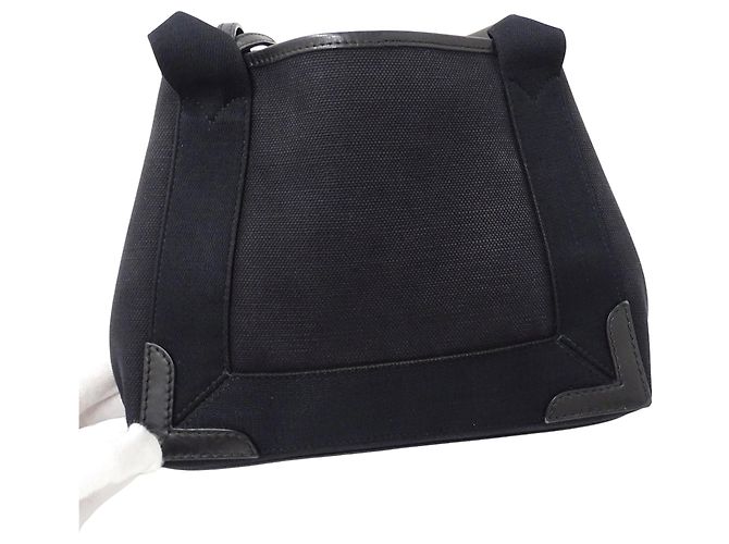 Borsa Balenciaga in tela nera Nero - vista 10