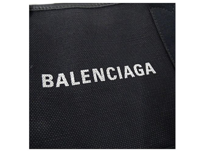 Borsa Balenciaga in tela nera Nero - vista 12