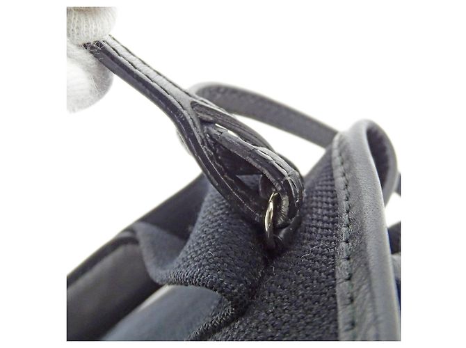 Borsa Balenciaga in tela nera Nero - vista 14