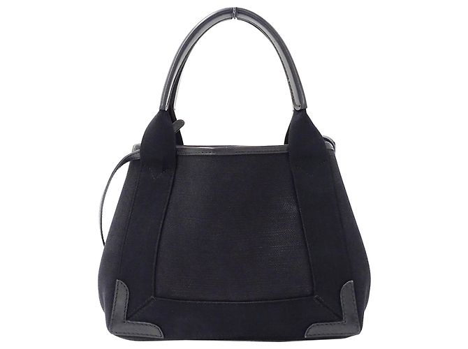 Borsa Balenciaga in tela nera Nero - vista 2