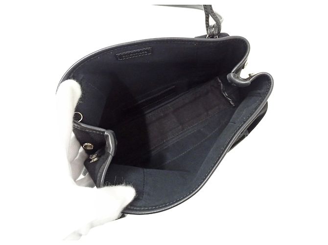 Borsa Balenciaga in tela nera Nero - vista 5