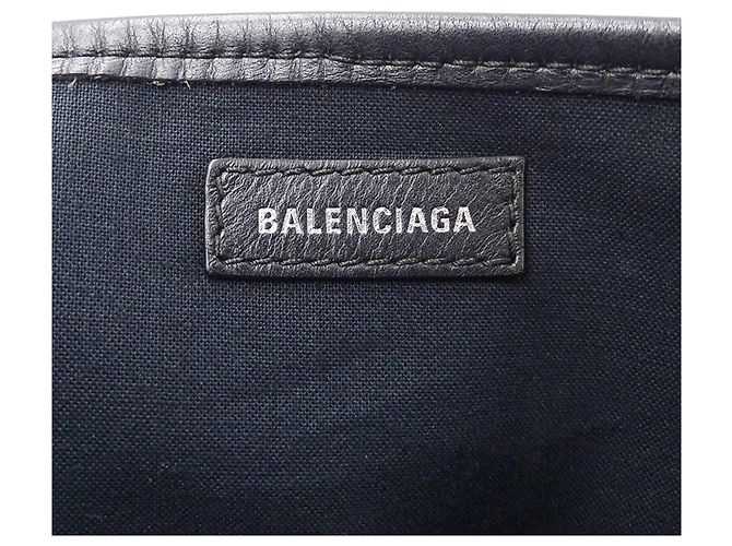 Borsa Balenciaga in tela nera Nero - vista 6