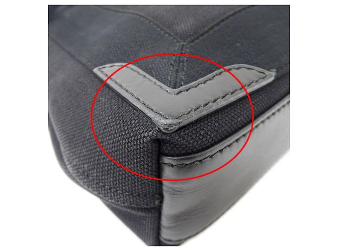 Borsa Balenciaga in tela nera Nero - vista 8
