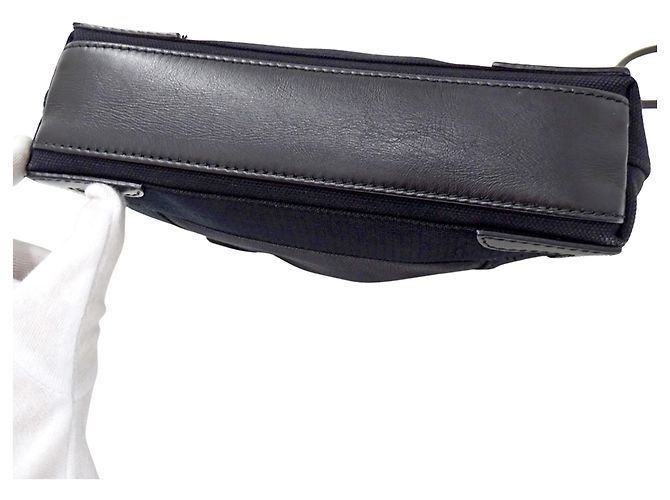 Borsa Balenciaga in tela nera Nero - vista 9