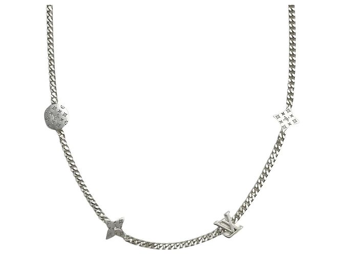 Collana Spike Charm Louis Vuitton Argento - vista 2