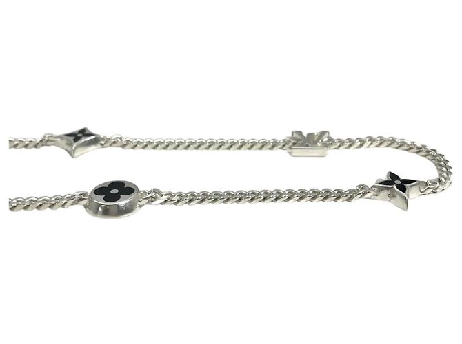Collana Spike Charm Louis Vuitton Argento - vista 3