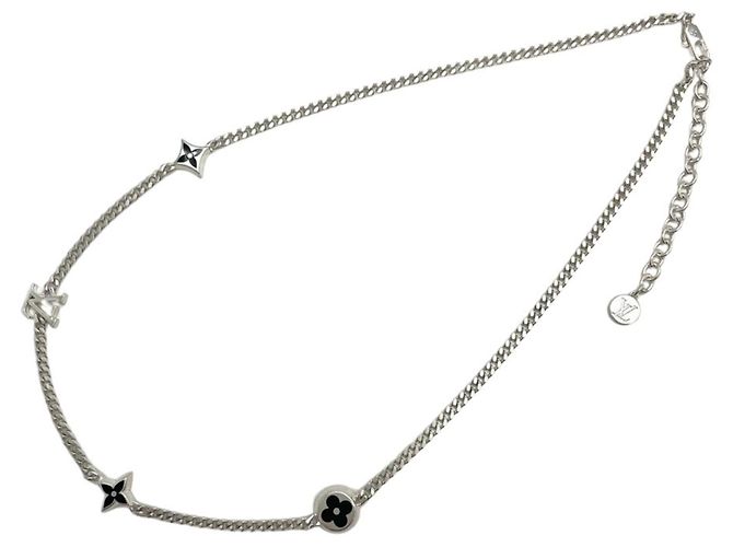 Collana Spike Charm Louis Vuitton Argento - vista 4