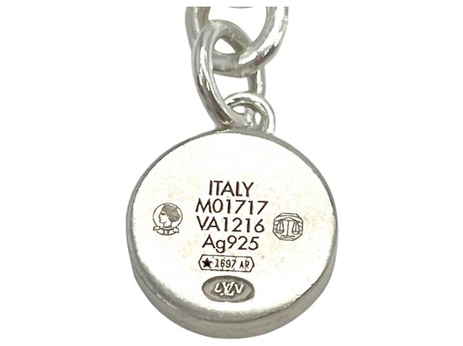 Collana Spike Charm Louis Vuitton Argento - vista 6