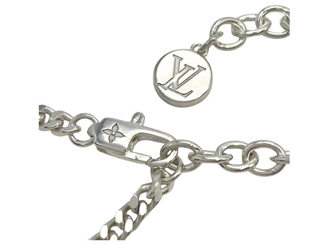 Collana Spike Charm Louis Vuitton Argento - vista 7