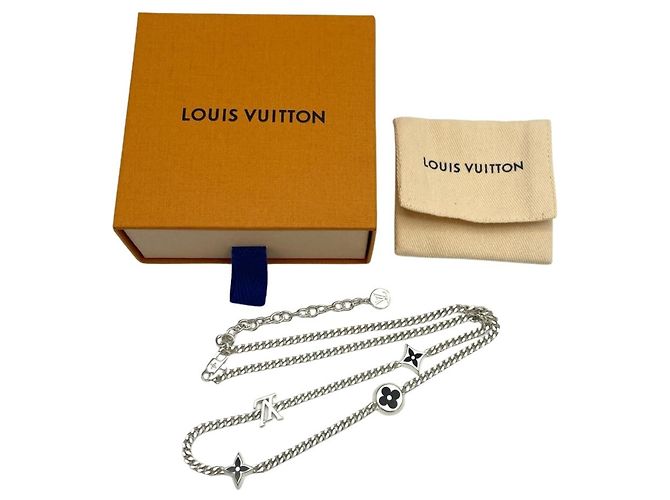 Collana Spike Charm Louis Vuitton Argento - vista 8