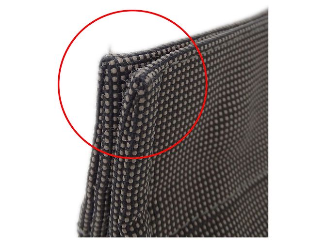 Hermès Sac Hermes Herline Tote MM en Canvas Noir - vue 10