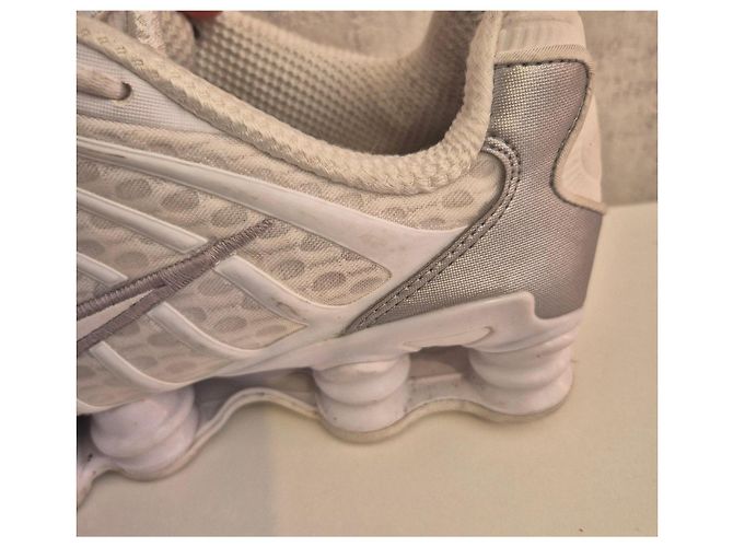 Nike Shox TL BQ3464-100 - Bianco Argento Rosso - vista 7