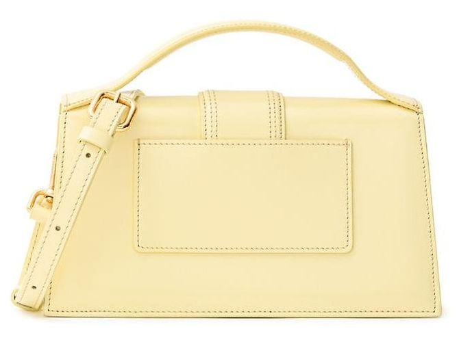 Jacquemus Le Bambinou Flap Leather Giallo - vista 2