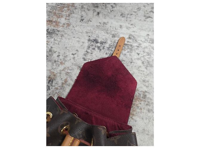 Zaino Louis Vuitton Montsouris Marrone - vista 11