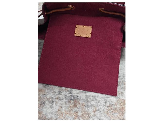 Zaino Louis Vuitton Montsouris Marrone - vista 13