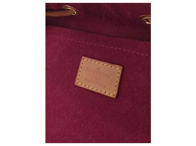 Zaino Louis Vuitton Montsouris Marrone - vista 14