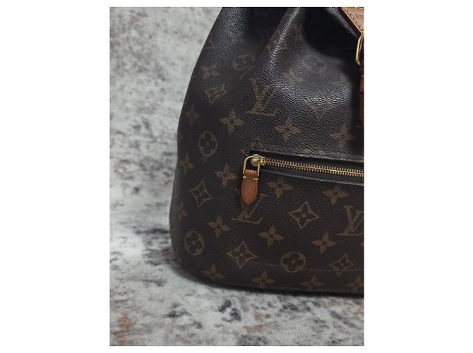 Zaino Louis Vuitton Montsouris Marrone - vista 2