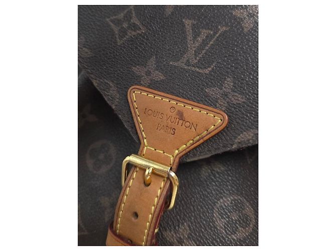 Zaino Louis Vuitton Montsouris Marrone - vista 3