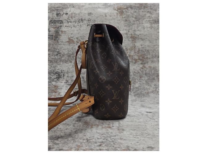 Zaino Louis Vuitton Montsouris Marrone - vista 8