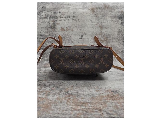 Zaino Louis Vuitton Montsouris Marrone - vista 9