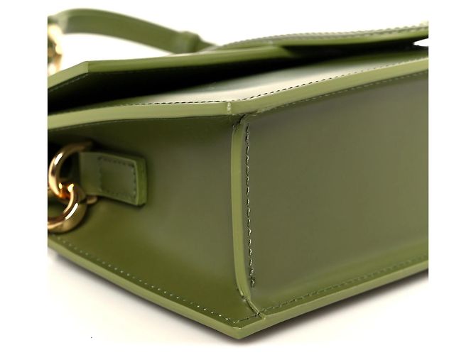 Jacquemus Le Bambinou Flap Leather Grand Bambino Verde - vista 2
