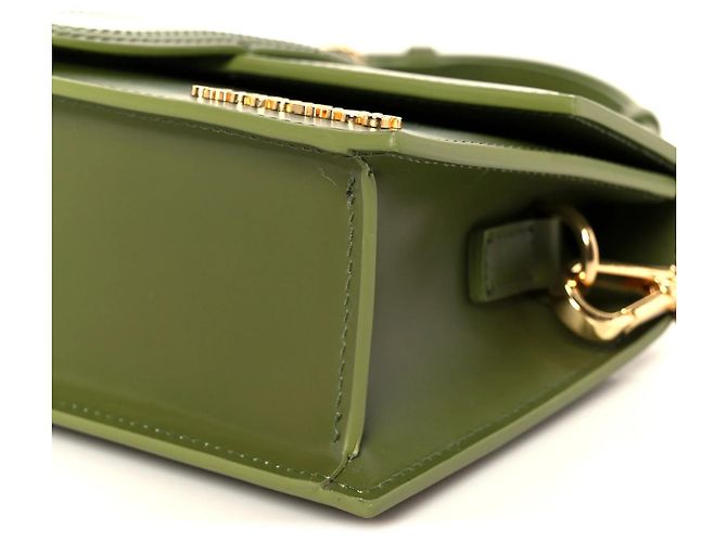 Jacquemus Le Bambinou Flap Leather Grand Bambino Verde - vista 4