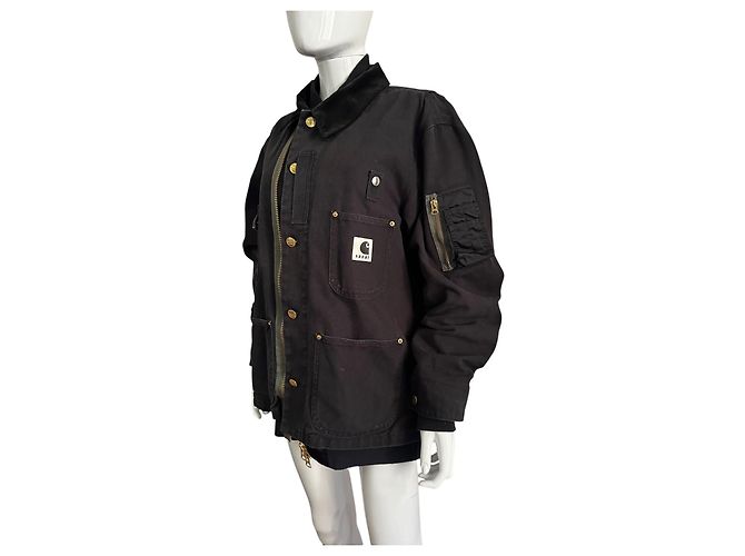 Giacca Carhartt x Sacai in Cotone Nero - vista 11