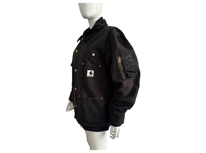 Giacca Carhartt x Sacai in Cotone Nero - vista 13