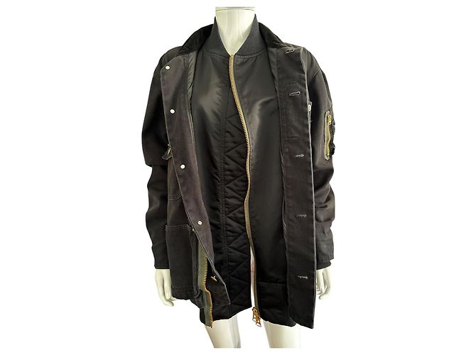 Giacca Carhartt x Sacai in Cotone Nero - vista 14