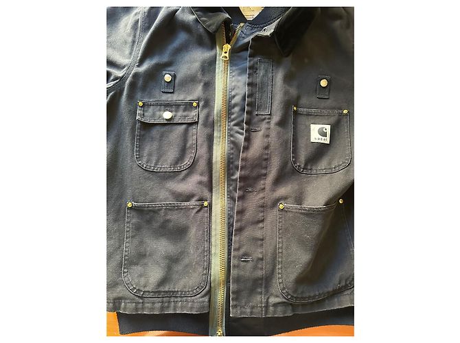 Giacca Carhartt x Sacai in Cotone Nero - vista 9