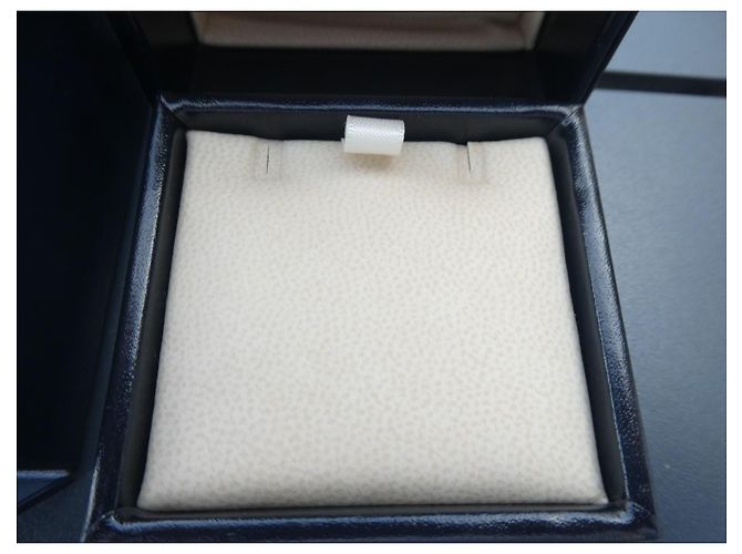 Chopard jewelry box in navy blue leather for pendant Beige - view 2
