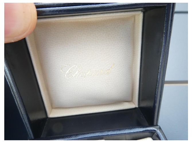 Chopard jewelry box in navy blue leather for pendant Beige - view 3