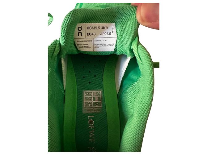 Sneakers Loewe Cloudventure 2.0 Verde - vista 8