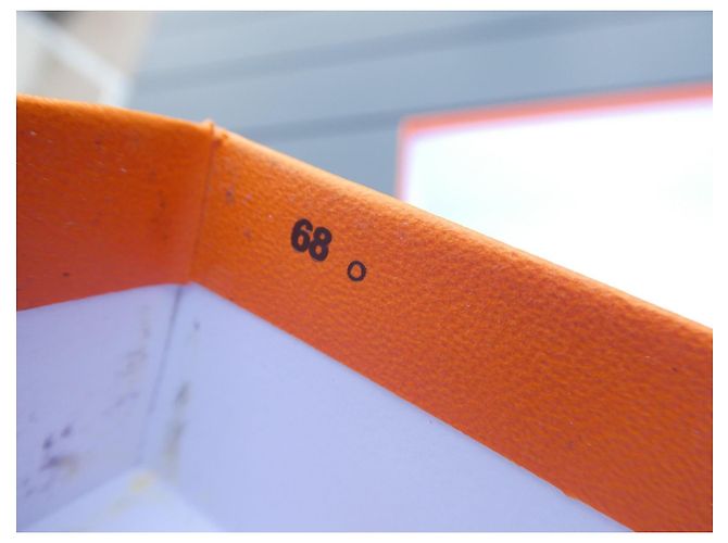 Boîte Hermès orange pour sac a main mini kelly 2 numéro 68 - vue 4