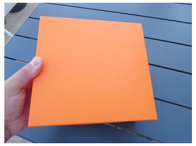 Boîte Hermès orange pour sac a main mini kelly 2 numéro 68 - vue 5