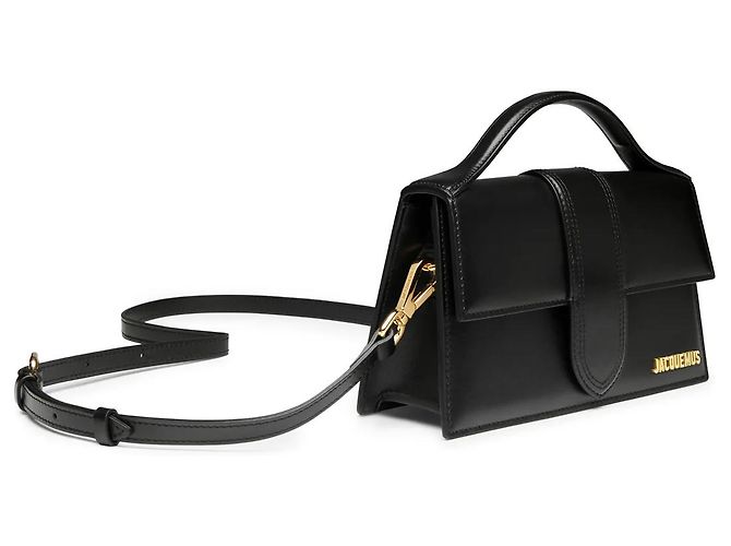 Jacquemus Le Bambinou Flap Leather Grand Bambino Nero - vista 5