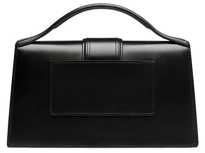 Jacquemus Le Bambinou Flap Leather Grand Bambino Nero - vista 3