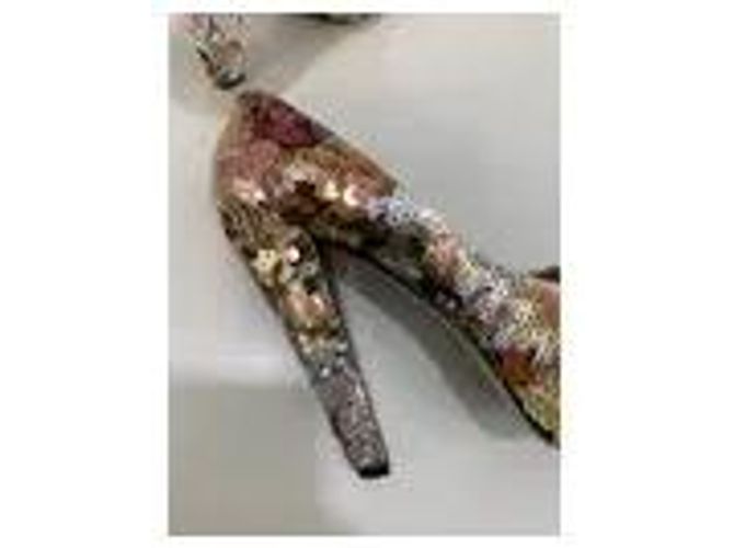 Décolleté Miu Miu glitter multicolore - vista 2