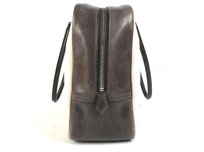 Hermès Borsa Tote HERMES Plume 32 Marrone Beige - vista 12