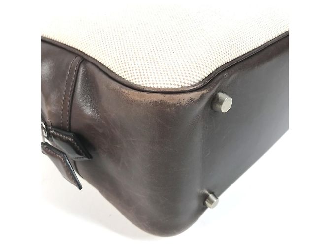 Hermès Borsa Tote HERMES Plume 32 Marrone Beige - vista 4