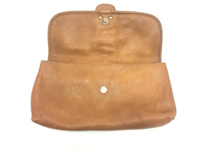 Borsa a pochette Gucci 257030 Marcheche GG con nappina Marrone - vista 10