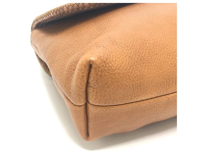 Borsa a pochette Gucci 257030 Marcheche GG con nappina Marrone - vista 7