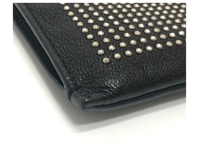 Borsa Second borchiata Saint Laurent Nero - vista 10