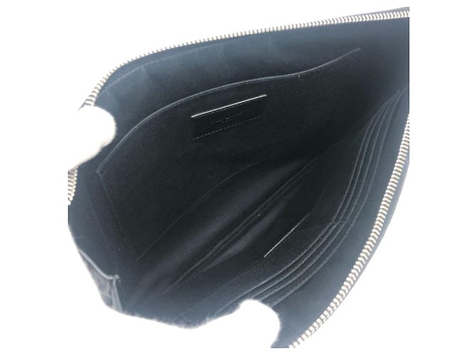 Borsa Second borchiata Saint Laurent Nero - vista 11