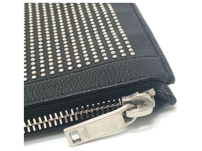 Borsa Second borchiata Saint Laurent Nero - vista 7