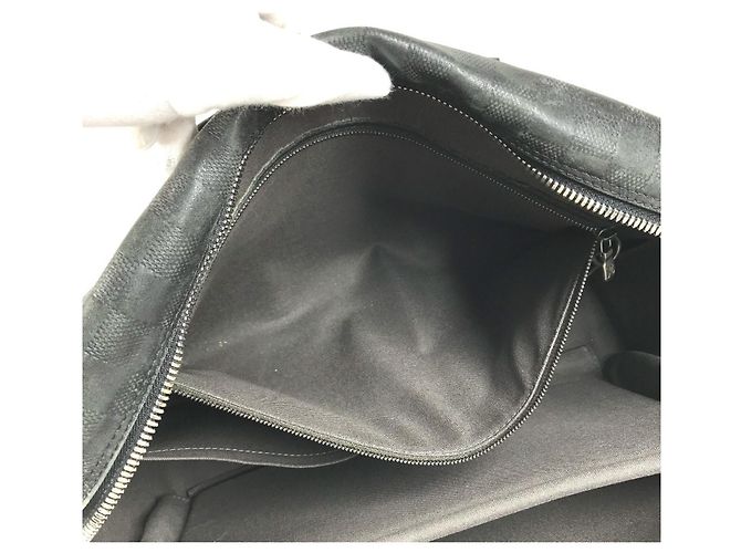 Borsa Louis Vuitton Damier Infini Port Document Voyage GM Nero - vista 13