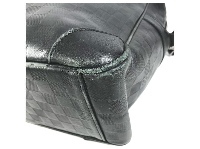 Borsa Louis Vuitton Damier Infini Port Document Voyage GM Nero - vista 6