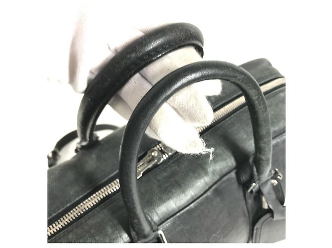 Borsa Louis Vuitton Damier Infini Port Document Voyage GM Nero - vista 8