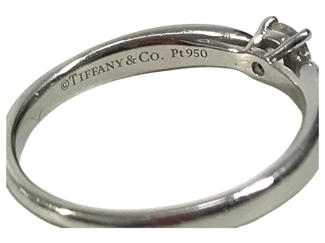 Tiffany & Co. Diamant-Platin-Bandring Silber - Ansicht 7