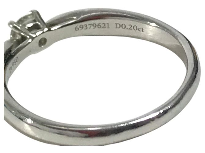 Tiffany & Co. Diamant-Platin-Bandring Silber - Ansicht 8